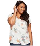 Lucky Brand - Plus Size Crazy Butterfly Tee