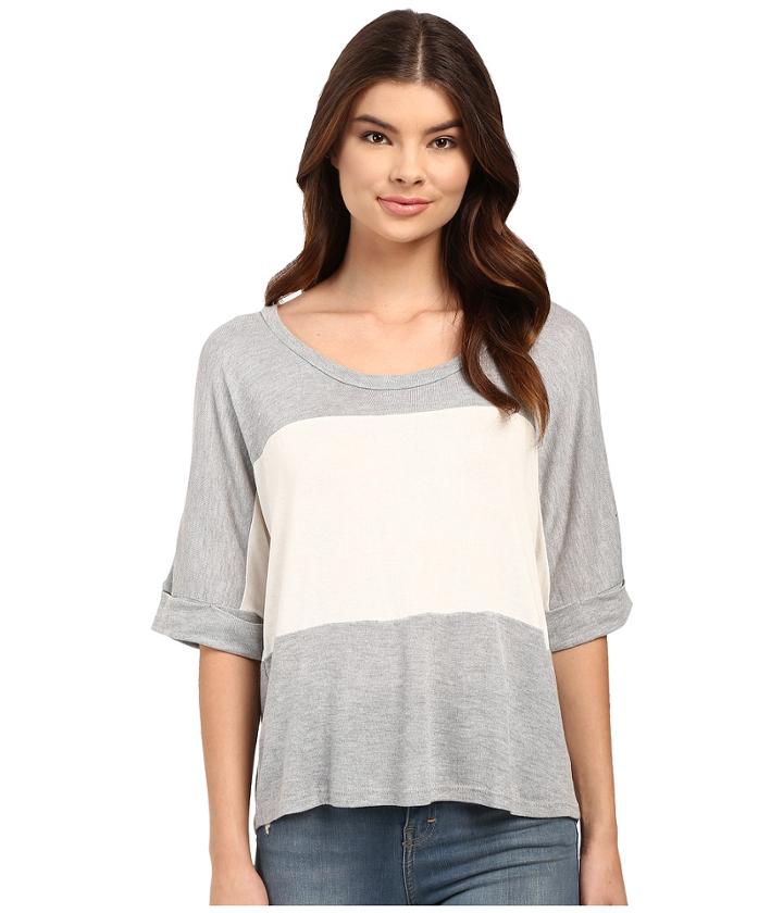 Culture Phit - Luz 3/4 Sleeve Color Block Tee