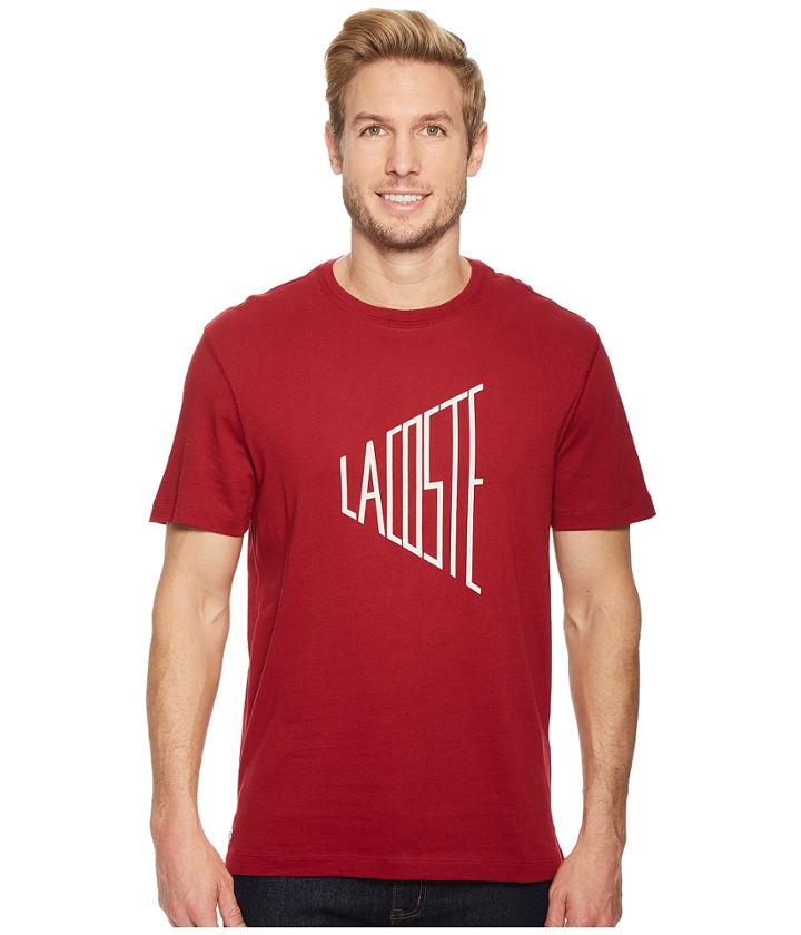 Lacoste - Short Sleeve Wordplay Jersey Regular