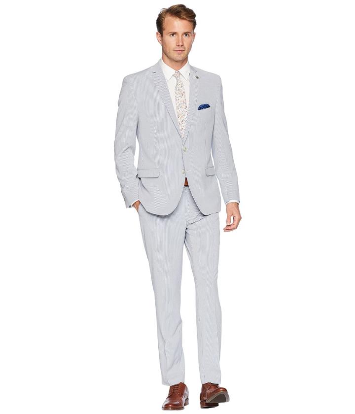 Nick Graham - Seersucker 32 Finished Bottom Suit