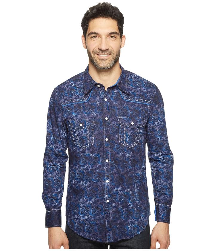 Rock And Roll Cowboy - Long Sleeve Snap B2s1255