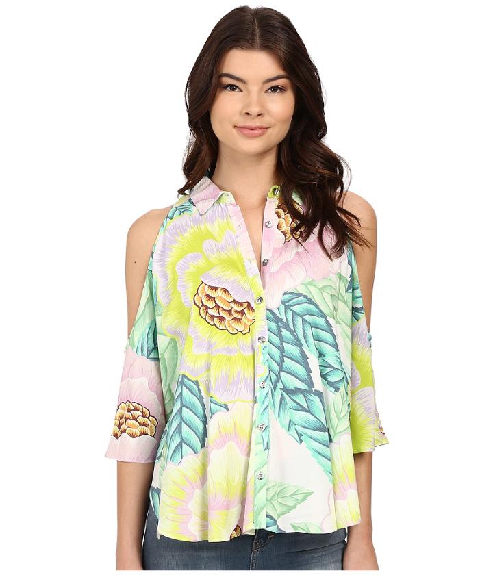 Mara Hoffman - Rayon Open Shoulder Top