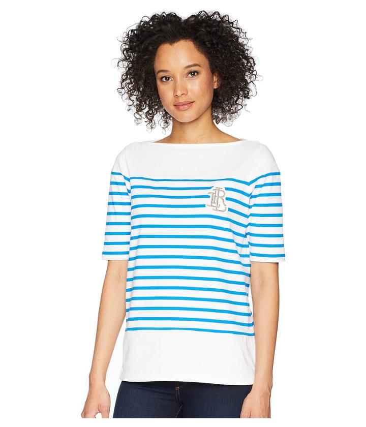 Lauren Ralph Lauren - Striped Cotton T-shirt