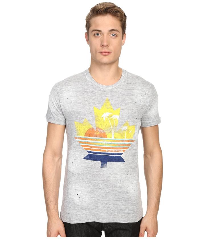 Dsquared2 - Chic Dan Fit Leaf Tee
