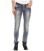 Rock And Roll Cowgirl - Low Rise Skinny In Light Vintage W0s7386