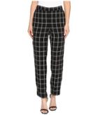 Vince Camuto - Windowpane Soft Pull-on Slim Leg Pants