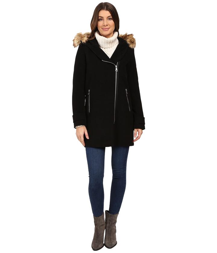 Marc New York By Andrew Marc - Paloma Asymmetrical Zip Coat