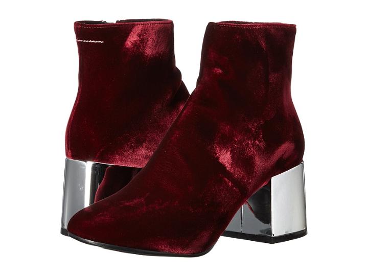 Mm6 Maison Margiela - Velvet Bootie
