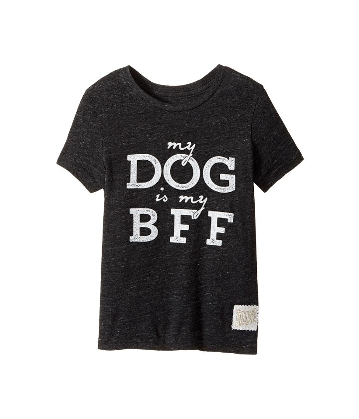 The Original Retro Brand Kids - My Dog Is My Bff Short Sleeve Tri-blend Tee