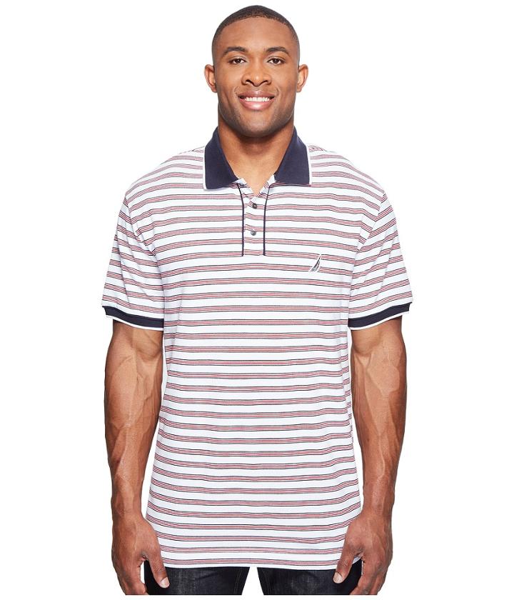 Nautica Big &amp; Tall - Big Tall Short Sleeve Multi Stripe Polo