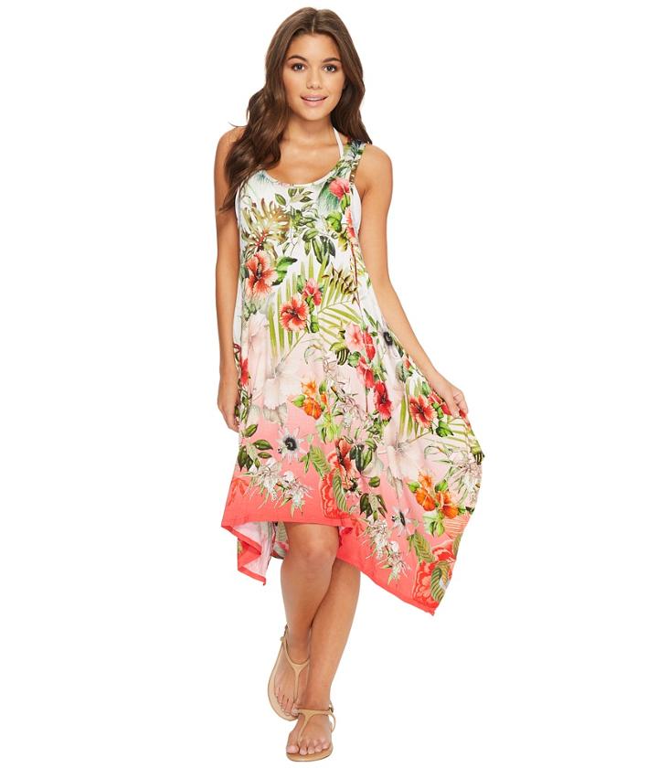 Green Dragon - Hibiscus Sublime Cordelia Beach Dress