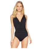 Jantzen - Solid Draped One-piece