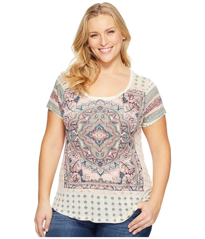 Lucky Brand - Plus Size Persian Carpet Tee