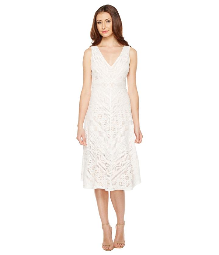 Vince Camuto - Lace Open Back Midi Length Dress