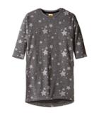 C&amp;c California Kids - French Terry Cocoon Dress With Star Print