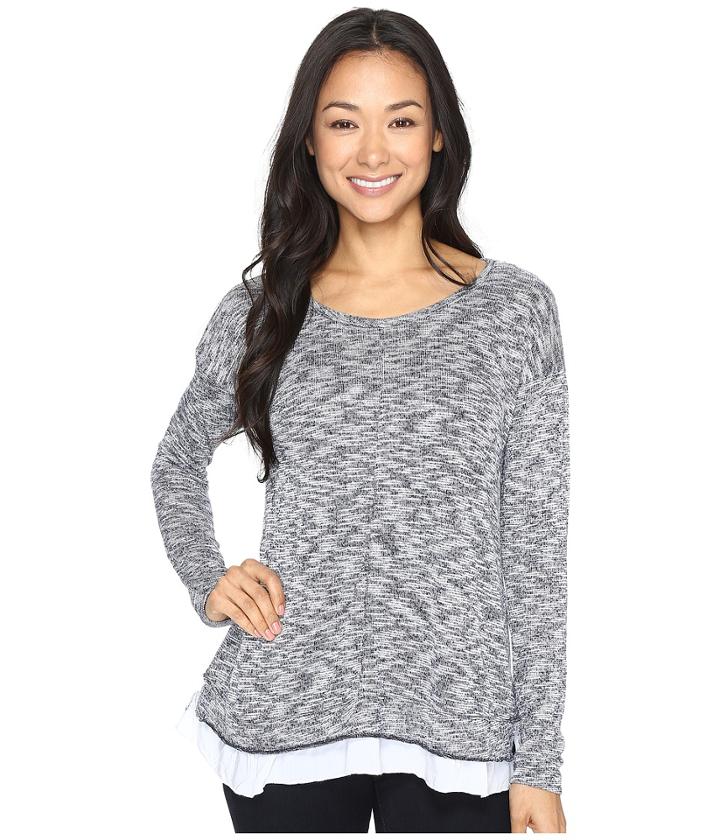 Mod-o-doc - Breezy Slub Sweater Boxy Top