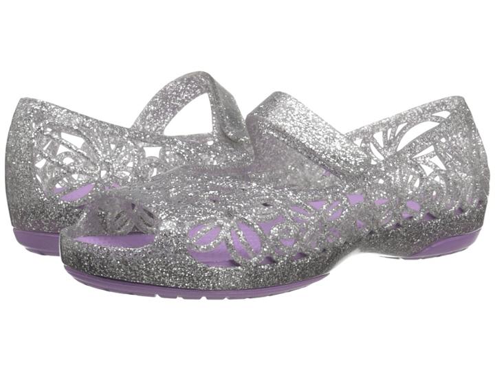 Crocs Kids - Isabella Glitter Jelly Flat Ps