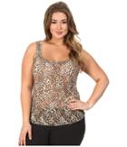 Hanky Panky - Plus Size Leopard Nouveau Cami