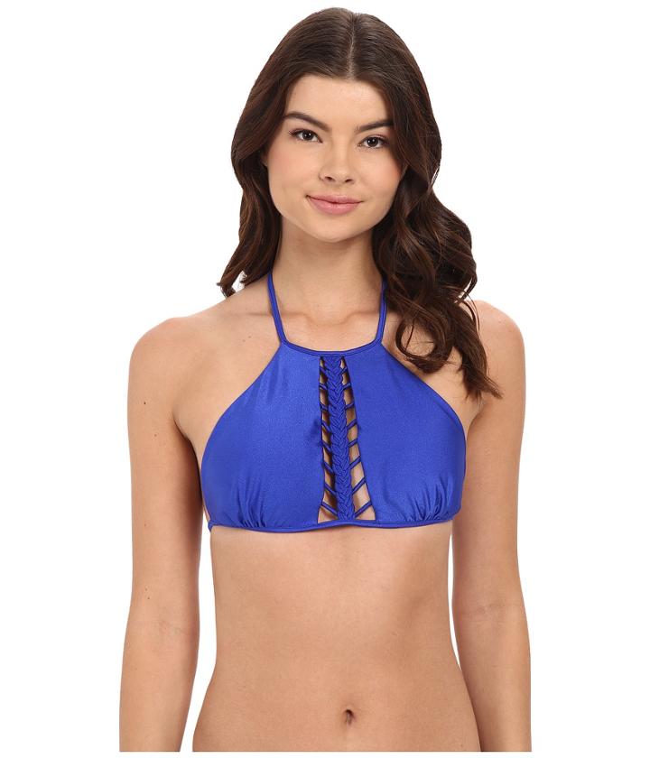 Luli Fama - Kiss The Wave Strings To Braid Halter Top