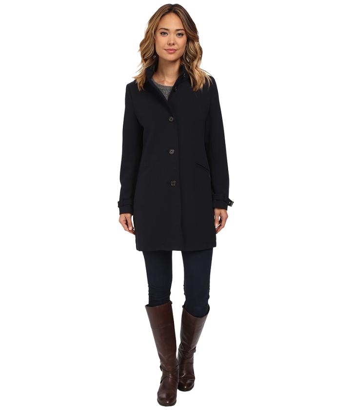 Lauren By Ralph Lauren - Lightweight Hooded A-line Crepe