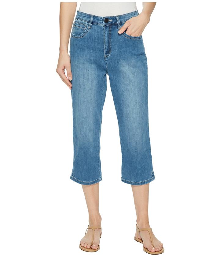 Fdj French Dressing Jeans - Coolmax Denim Peggy Capris In Chambray