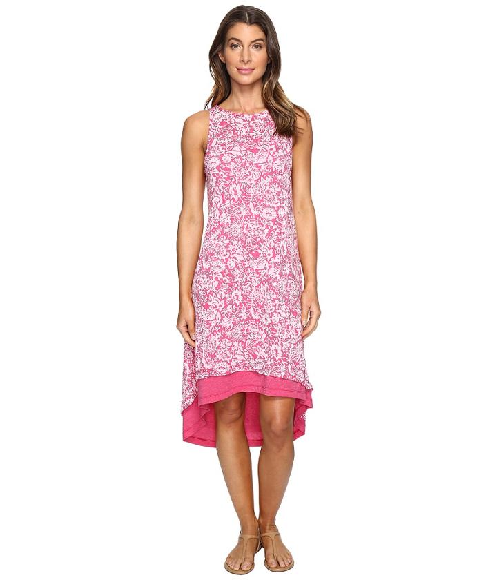 Mod-o-doc - Wildflower Burnout Jersey Double Layer Tank Dress