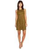 Karen Kane - Faux Suede A-line Dress