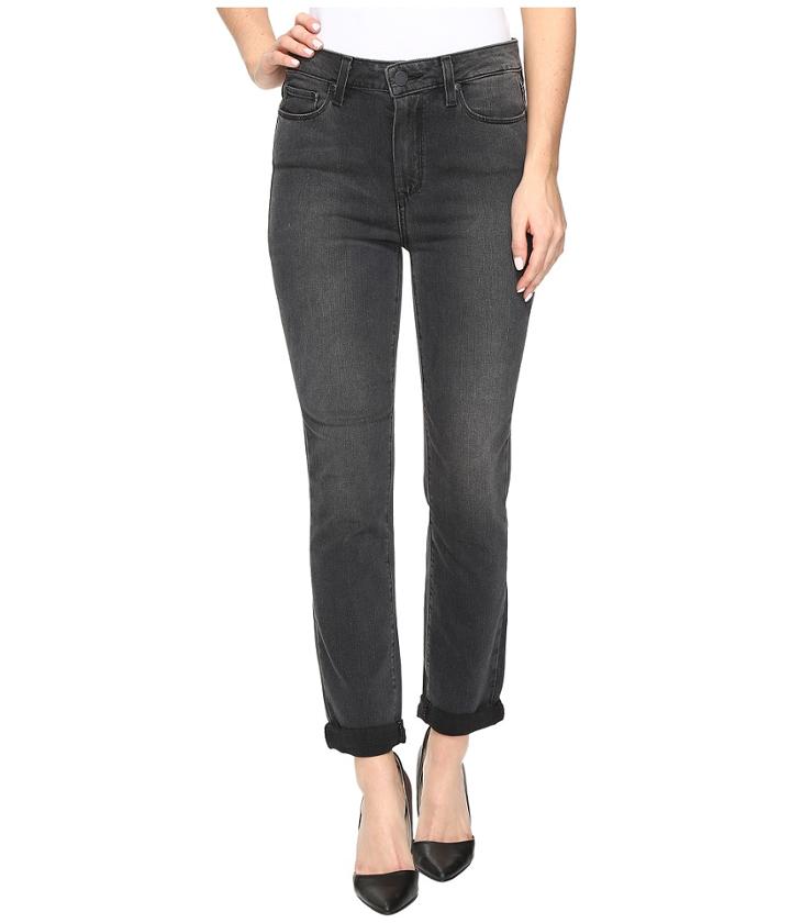 Paige - Hoxton Crop Rollup In Smoke Grey
