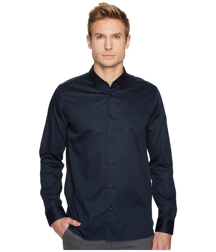 Ted Baker - Marsay Long Sleeve Plain Stretch Shirt