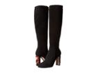 Dolce &amp; Gabbana - Suede Knee Boot With Jewel Embellished Heel