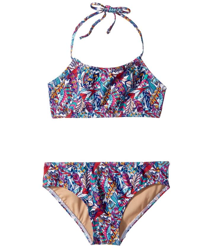 Toobydoo - Funky Feathers Bandeau Halter Bikini