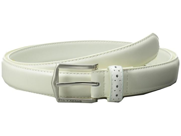Stacy Adams 30mm Pinseal Leather Belt