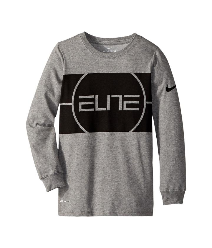 Nike Kids - Dry Elite Long Sleeve Basketball T-shirt