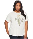 Lauren Ralph Lauren - Plus Size Floral Linen-blend T-shirt