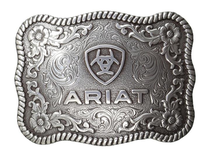 Ariat - Rectangle Rope Edge Shield Buckle
