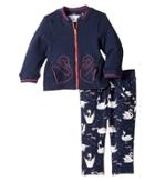 Little Marc Jacobs - Two-piece Jacket And Trousers Swans Details