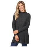 Nally &amp; Millie - Long Sleeve Brushed Sweater Funnel Neck Tunic