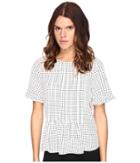 Kate Spade New York - Pin Dot Pintuck Top
