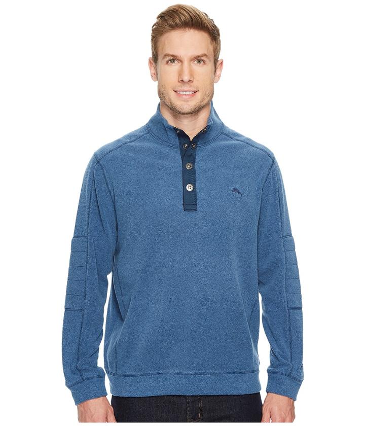 Tommy Bahama - Michael Fleecebender Snap Mock