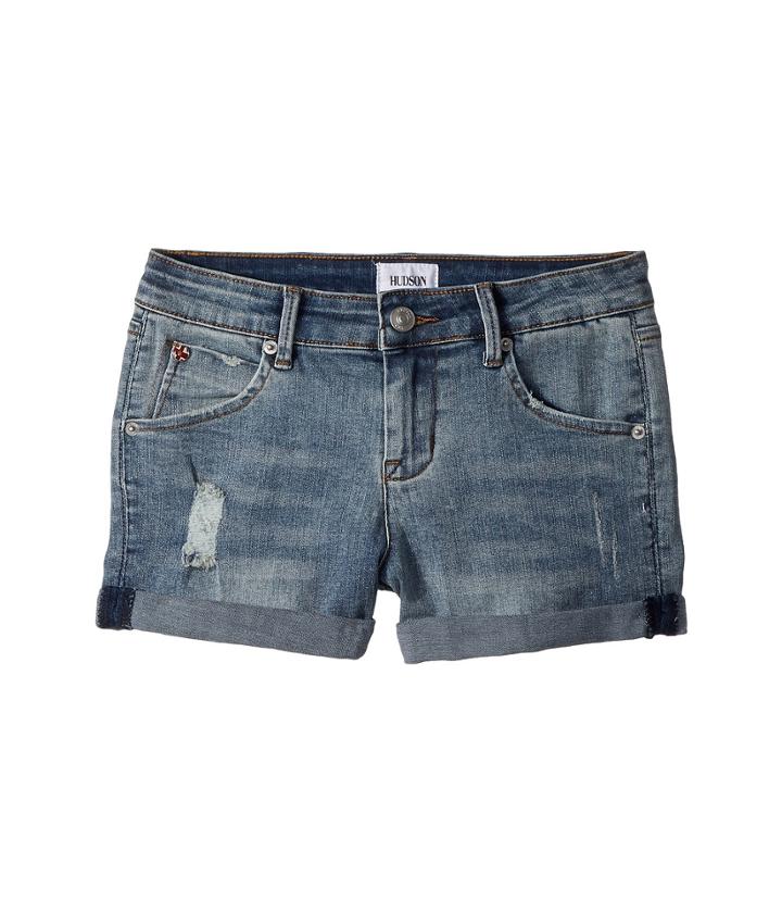 Hudson Kids - 2 1/2 Roll Cuff Shorts In Nightstar