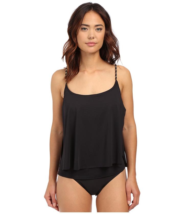 Michael Michael Kors - Chain Solids Layered Tankini Top
