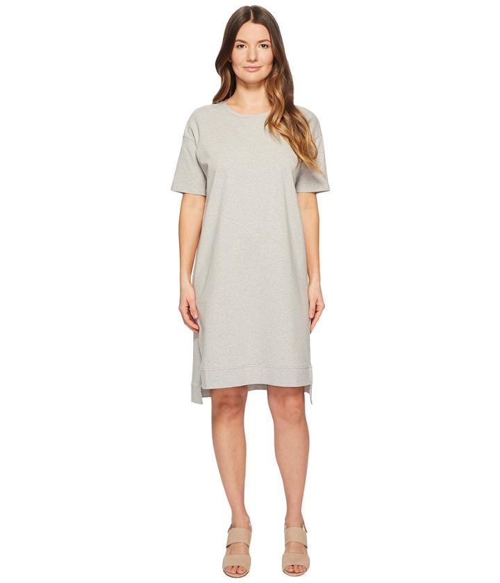 Eileen Fisher - Heathered Organic Cotton Jersey A-line Dress