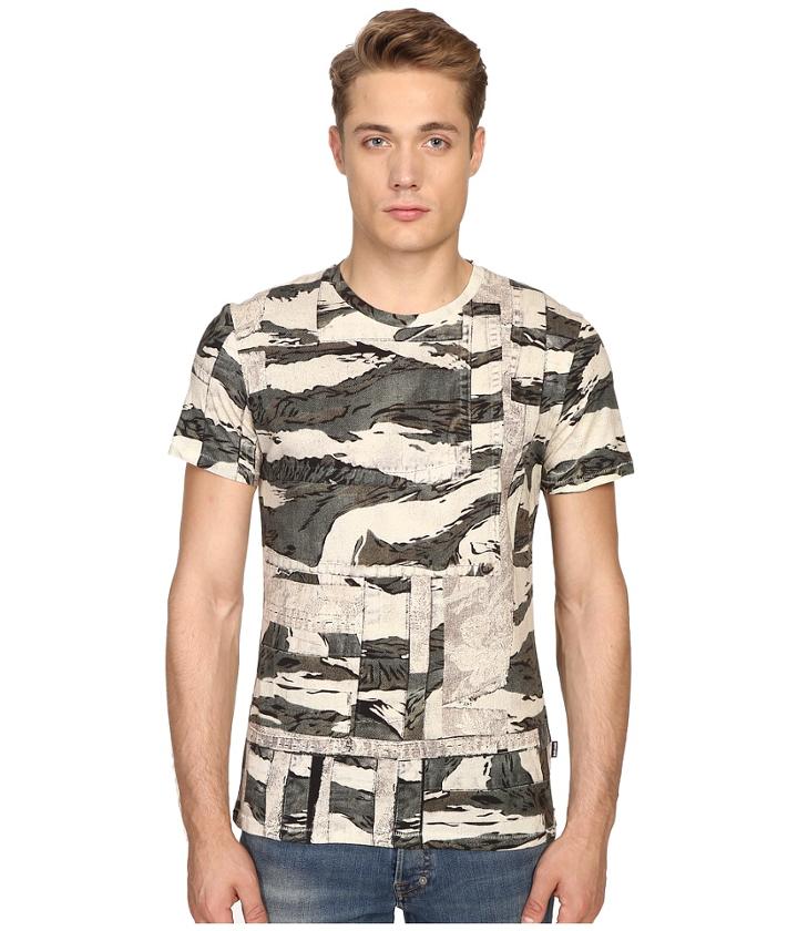 Just Cavalli - Slim Fit Camowork Print T-shirt