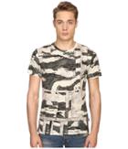 Just Cavalli - Slim Fit Camowork Print T-shirt