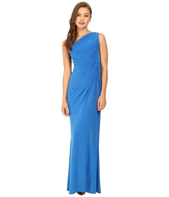 Adrianna Papell - One Shoulder Jersey Gown