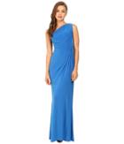 Adrianna Papell - One Shoulder Jersey Gown