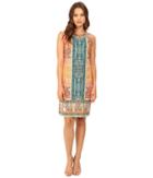 Christin Michaels - Marian Beaded Neck Dress