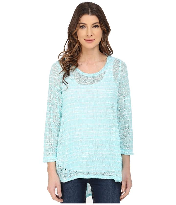 Nally &amp; Millie - Tunic Set With Pleated Back And Removable Layer