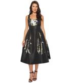 Ivanka Trump - Social Floral Midi Full Skirt Dress