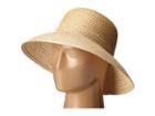 Lauren By Ralph Lauren - Braided Top Stitched Raffia Sun Hat